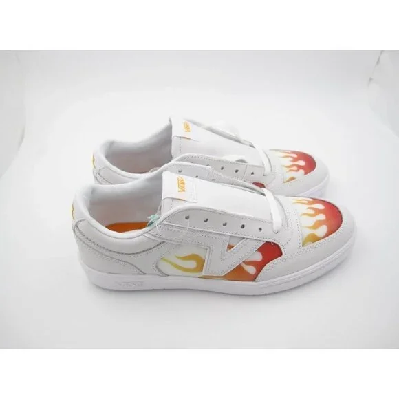 New Vans Old Skool RedFlame Classic Skate Shoe Sz 10.5US (Z62)